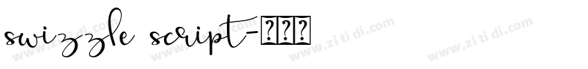 swizzle script字体转换